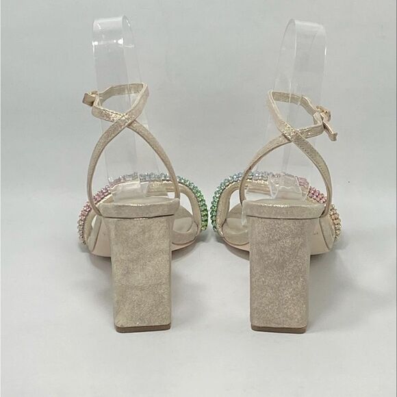 Loeffler Randall Crystal Embellished Ankle Strap Sandal size 6 - Picture 9 of 13